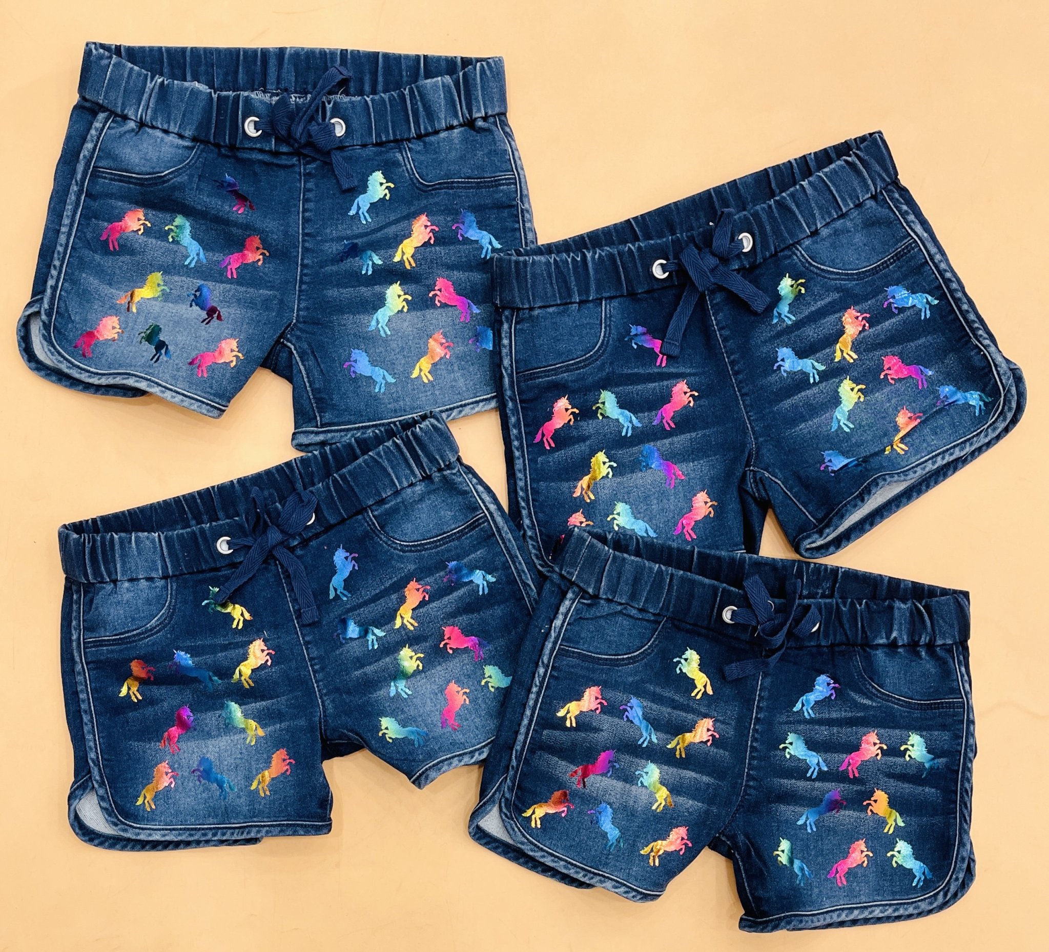 Quần short jean wax kiểu bé gái nhiều hiệu , size 12M - 14/16T. TQXK dư xịn8