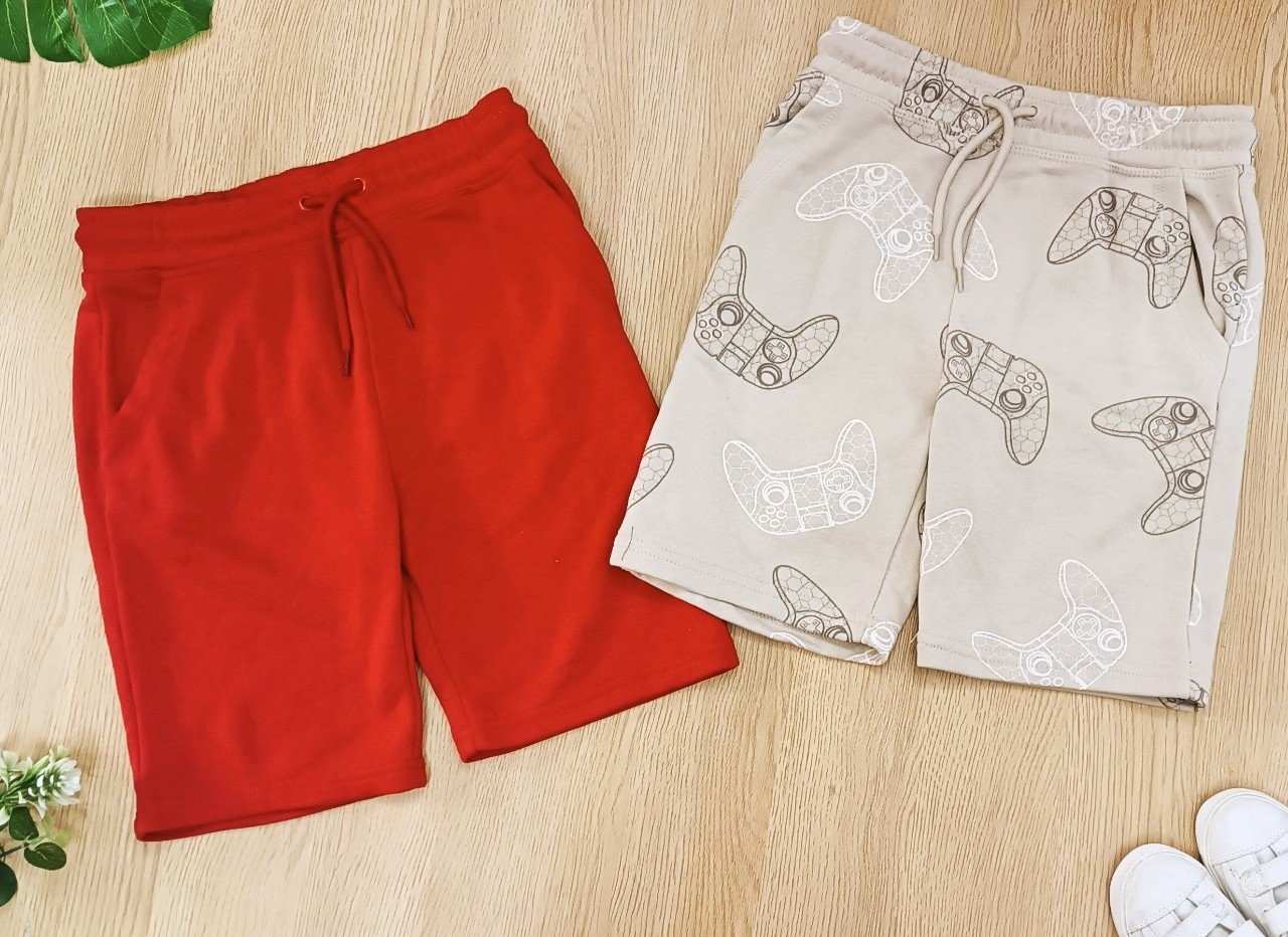 Set 2 quần short da cá BT Primark, size 7/8y - 14/15y Cambo xuất xịn.10