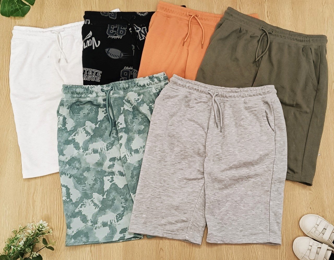 Set 2 quần short da cá BT Primark, size 7/8y - 14/15y Cambo xuất xịn.