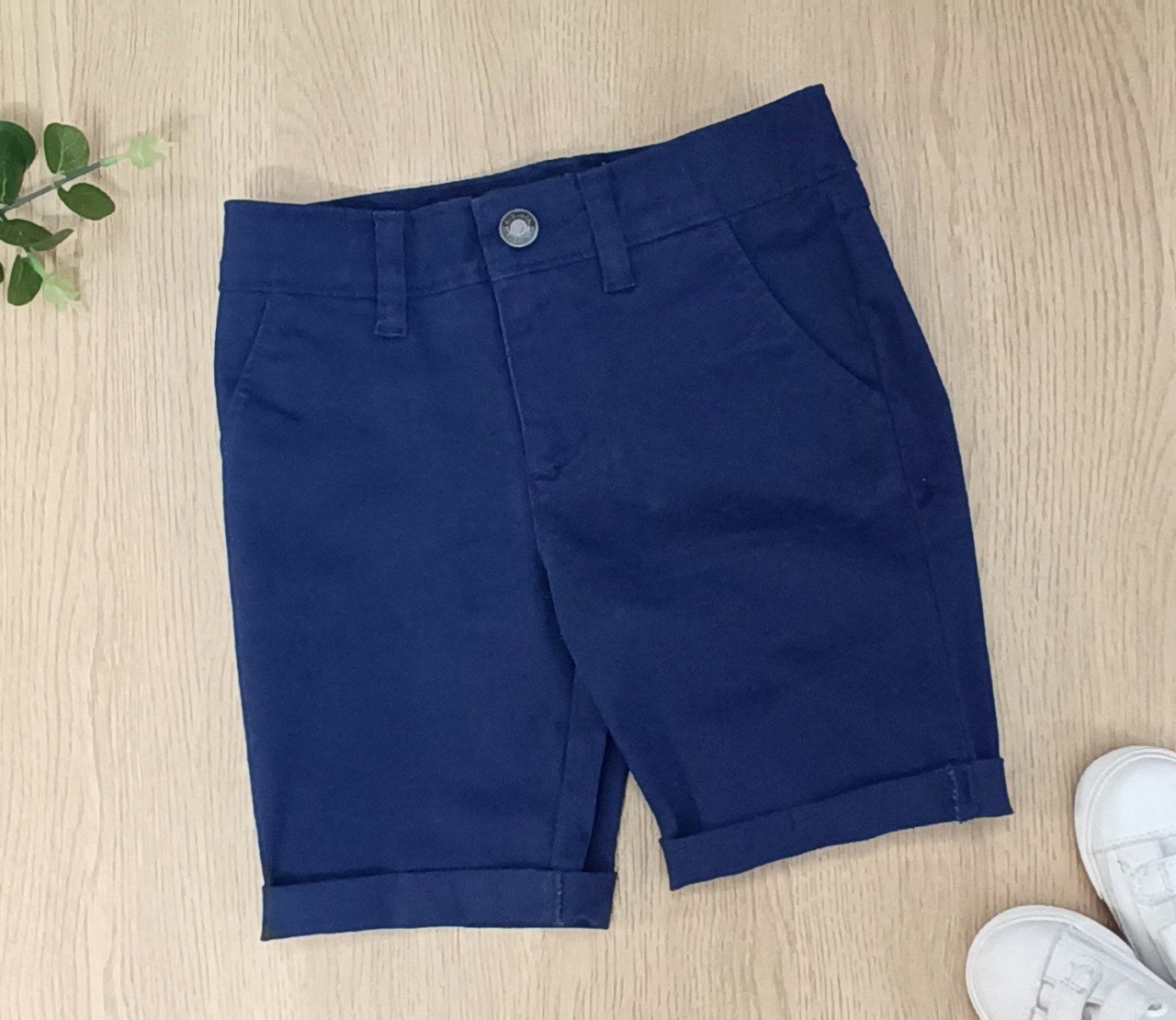 Set 2 quần short kaki lật lai bé trai Catjack size 12m - 5y VN xuất xịn7