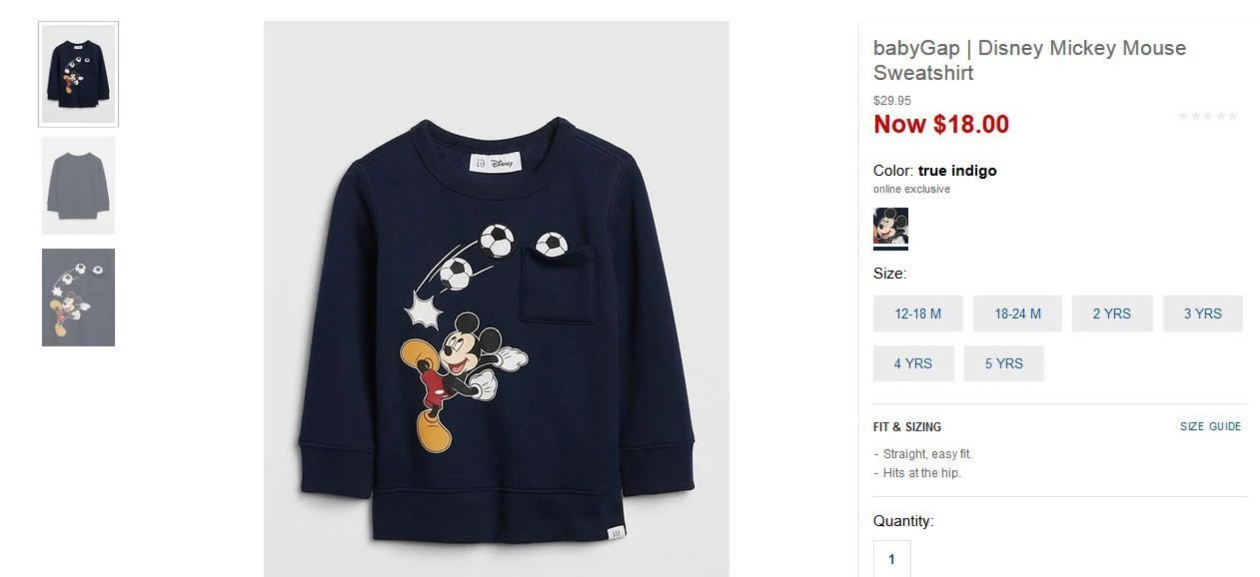 Áo nỉ liền nón/cổ tròn bé trai Baby Gap - Disney, size 0/3M - 5T. Việt Nam xuất xịn16