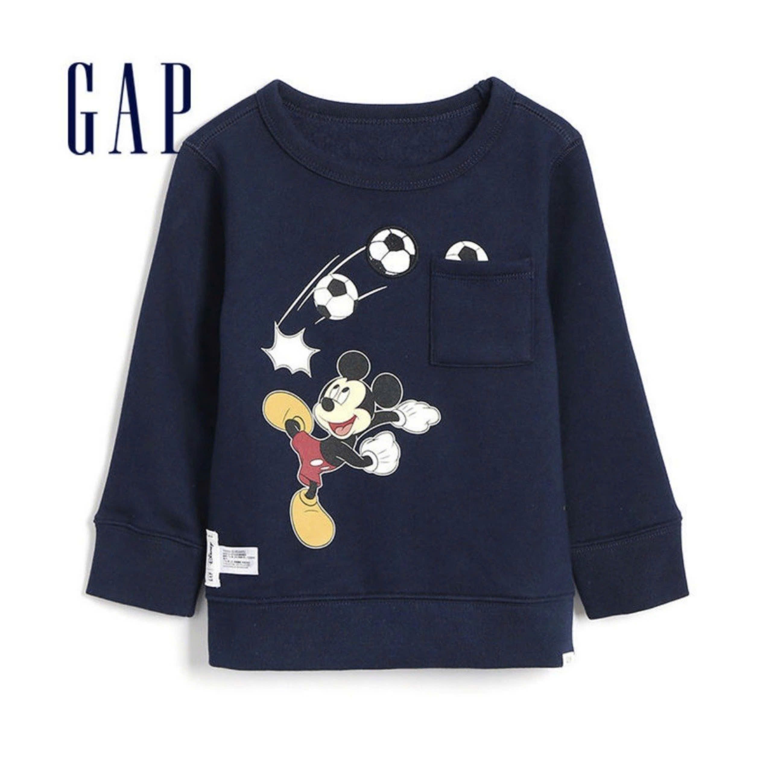 Áo nỉ liền nón/cổ tròn bé trai Baby Gap - Disney, size 0/3M - 5T. Việt Nam xuất xịn13