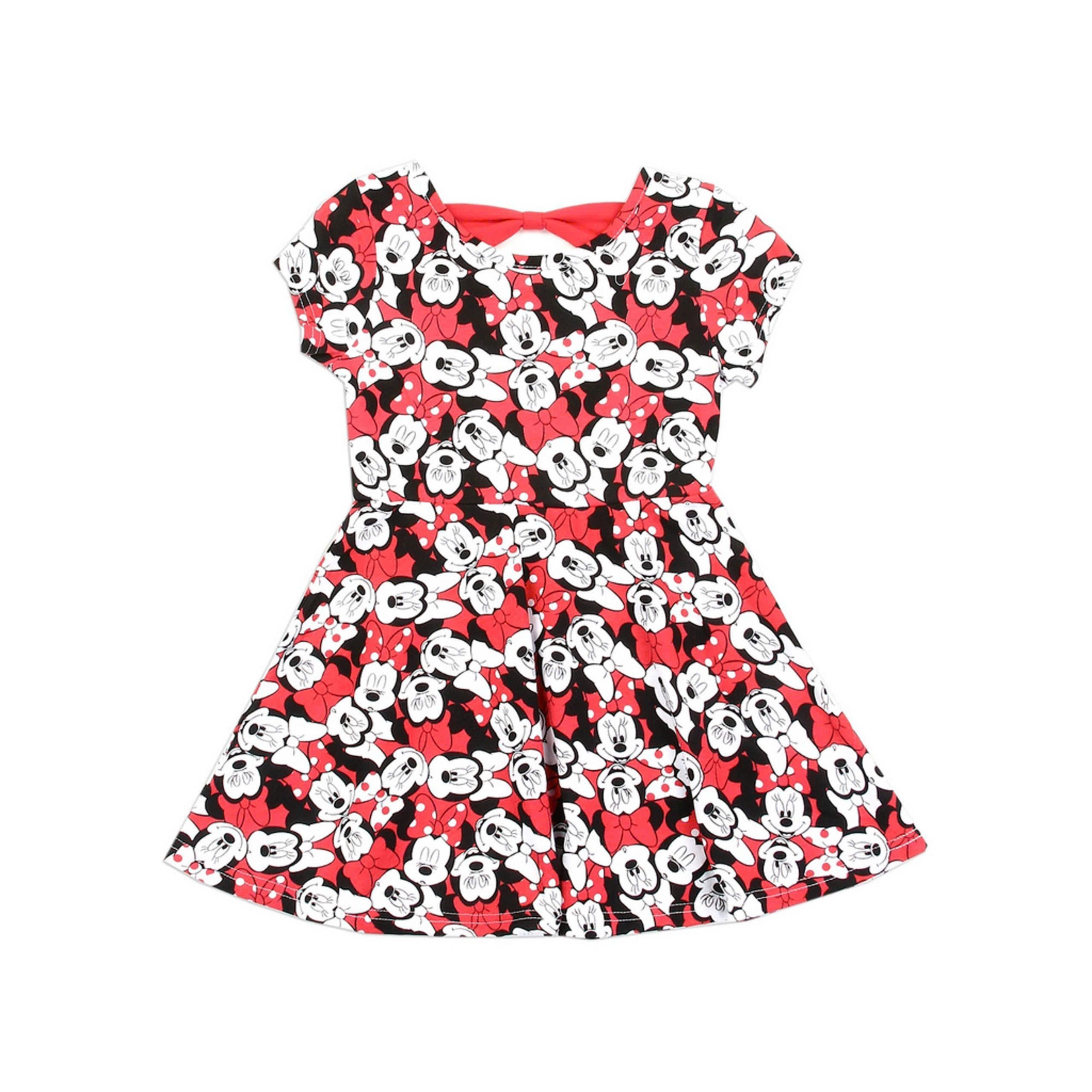 Đầm thun khoét nơ sau Disney , size 12M - 6/6X, TQXK dư xịn4