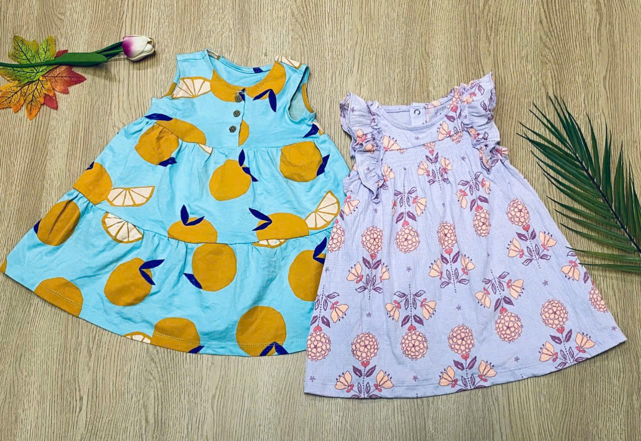 Set 2 đầm Carter tay cánh tiên size 3 - 24m Cambo xuất xịn10