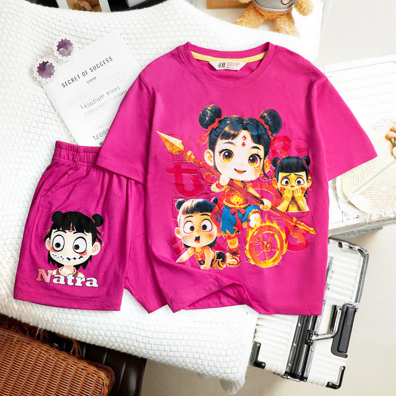 Bộ bé gái coton size đại 4-16  chất coton xuất dư 100% mịn mát, hình in mềm mại không bong tróc.4