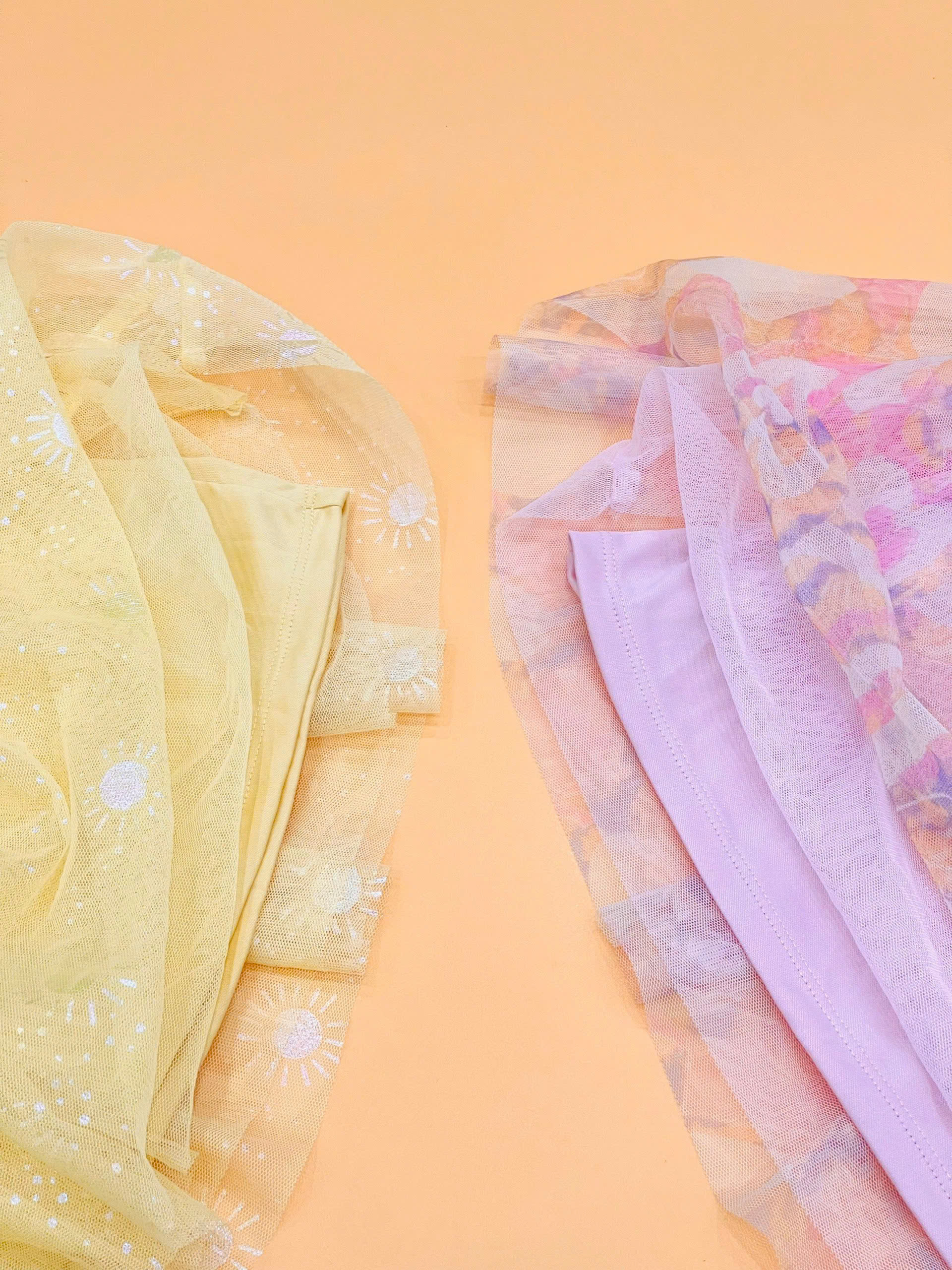 Đầm thun phối chân váy voan bé gái size đại Wonder Nation, size 4/5T - 14/16T Plus. Việt Nam xuất xịn.7