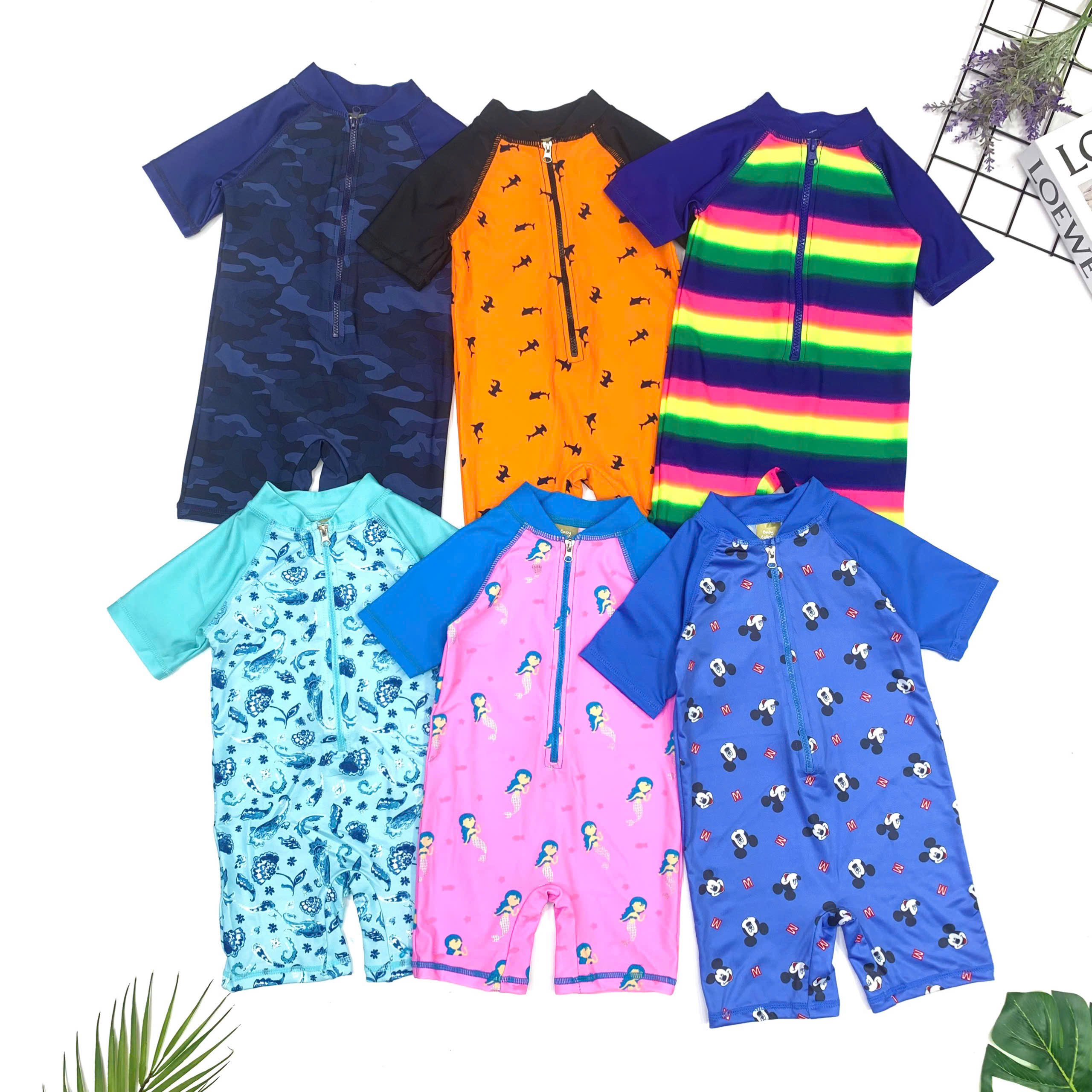 Bộ bơi liên thân Colloky BTBG sz 4-6-8-10-12. ( tương đương 1-8T), hàng TQXK dư xịn15