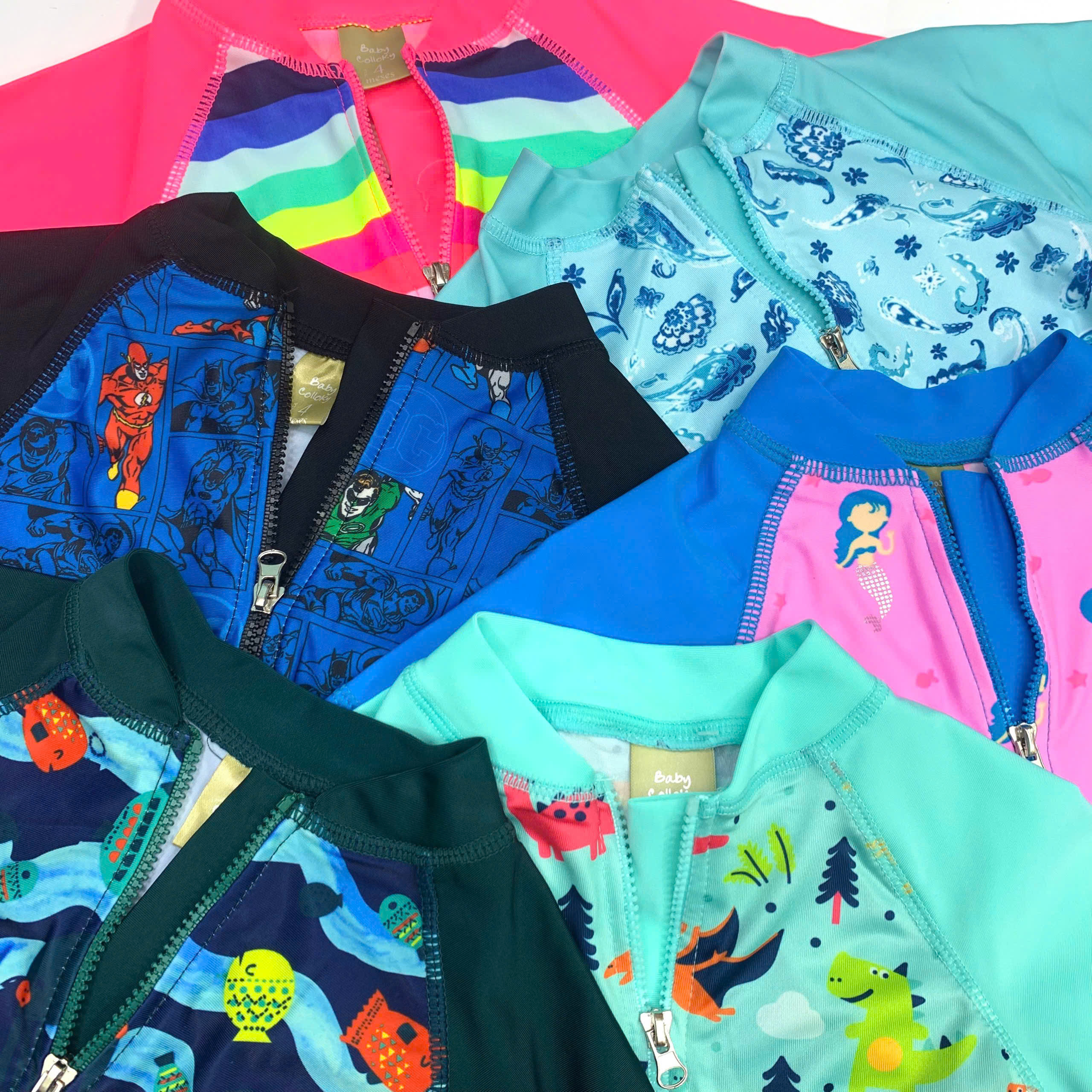 Bộ bơi liên thân Colloky BTBG sz 4-6-8-10-12. ( tương đương 1-8T), hàng TQXK dư xịn18
