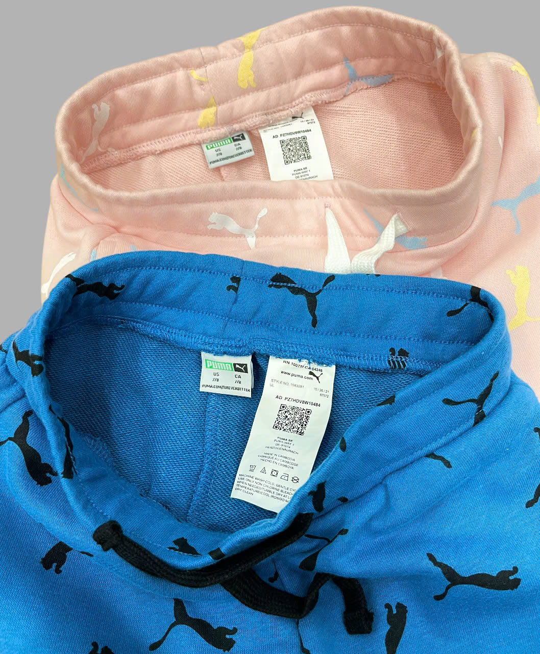 Quần short da cá size đại bé trai Puma, size 7/8T - 14/16T. Cambodia xuất xịn1
