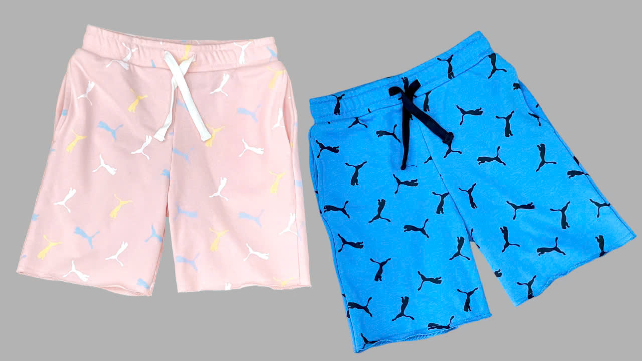 Quần short da cá size đại bé trai Puma, size 7/8T - 14/16T. Cambodia xuất xịn