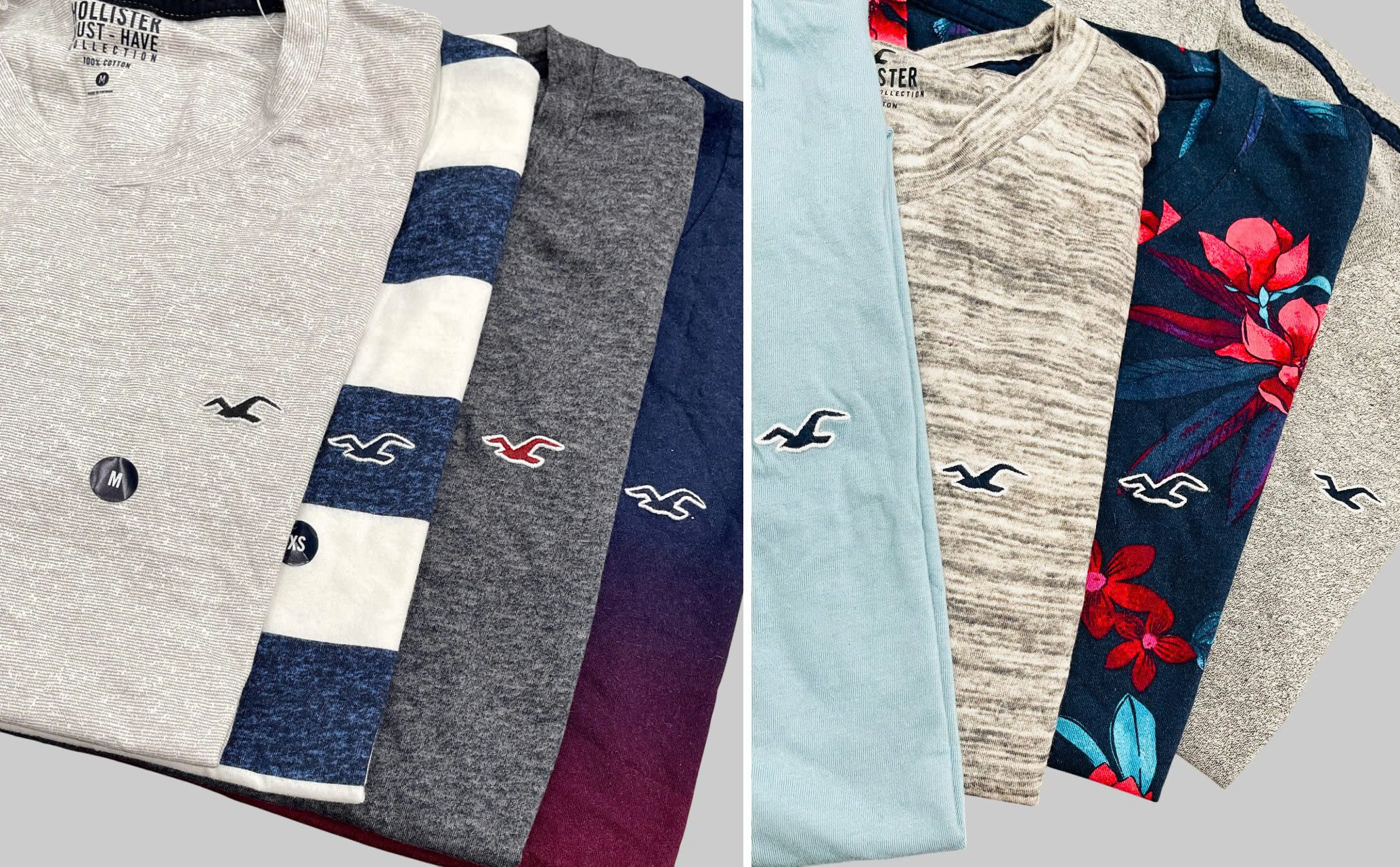 Áo thun nam tay ngắn HOLLISTER, size XXS - XXL. Việt Nam xuất xịn16