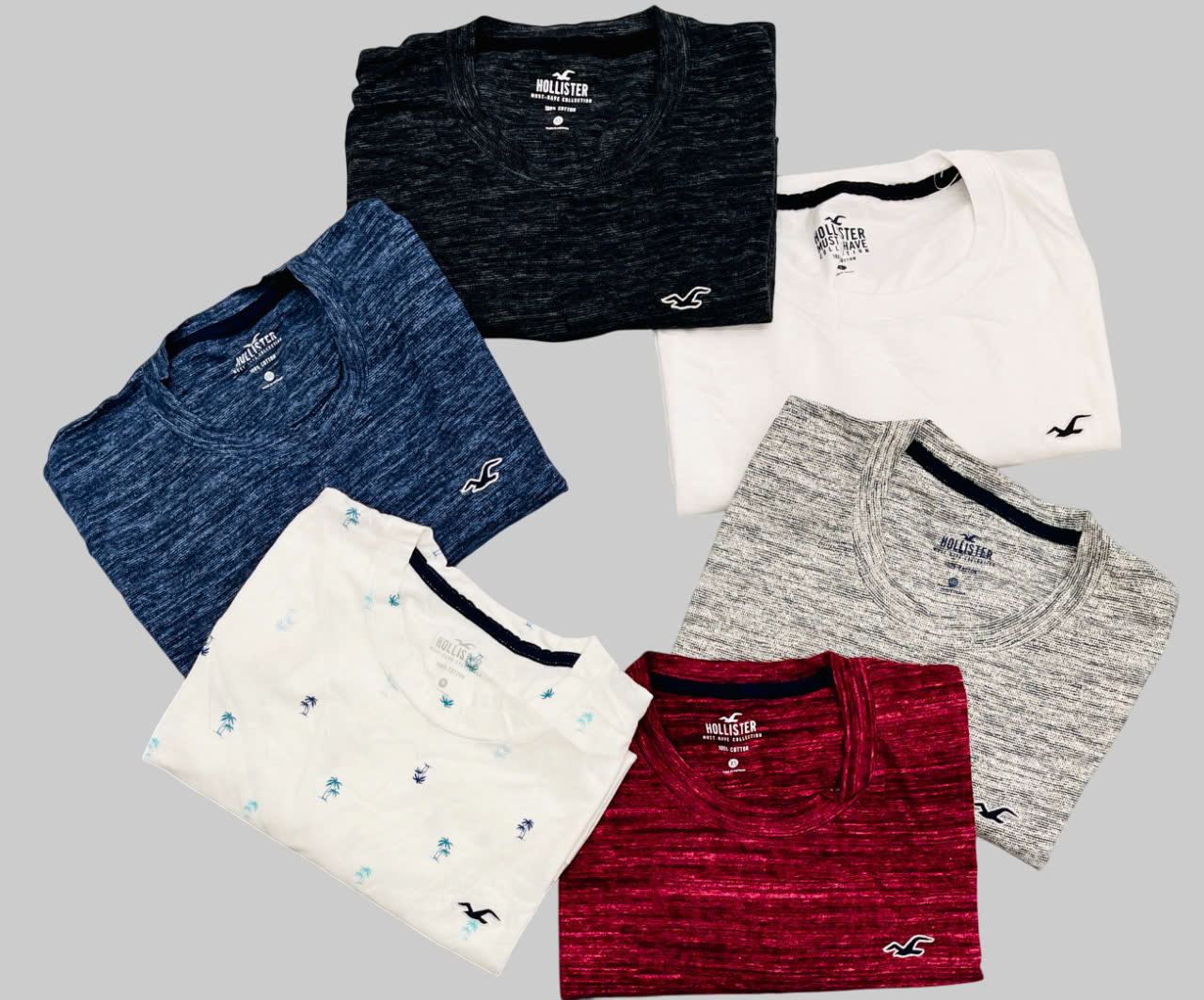 Áo thun nam tay ngắn HOLLISTER, size XXS - XXL. Việt Nam xuất xịn1