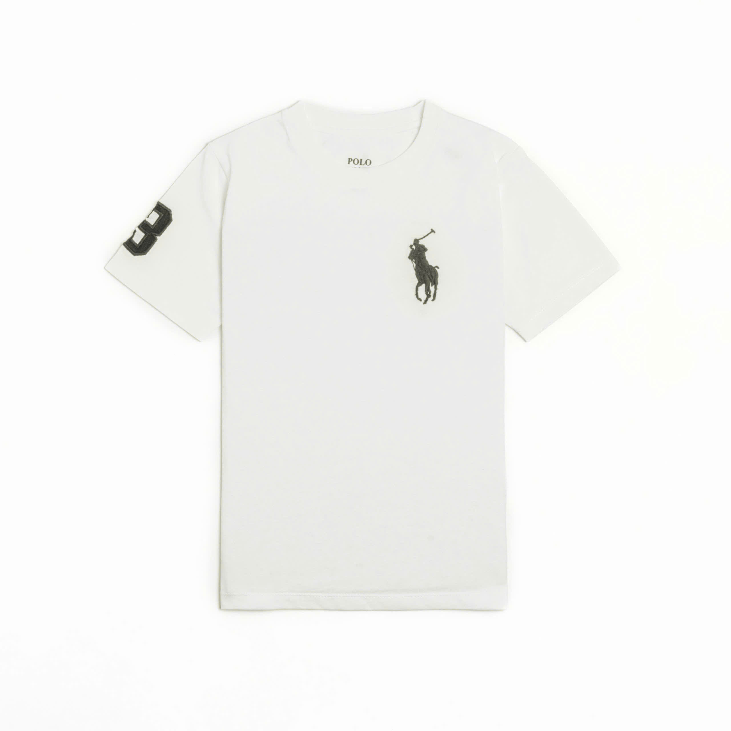 Set 3 cái áo thun bé trai polo thêu logo và tay 6 size XS-XXL (23-50kg)1