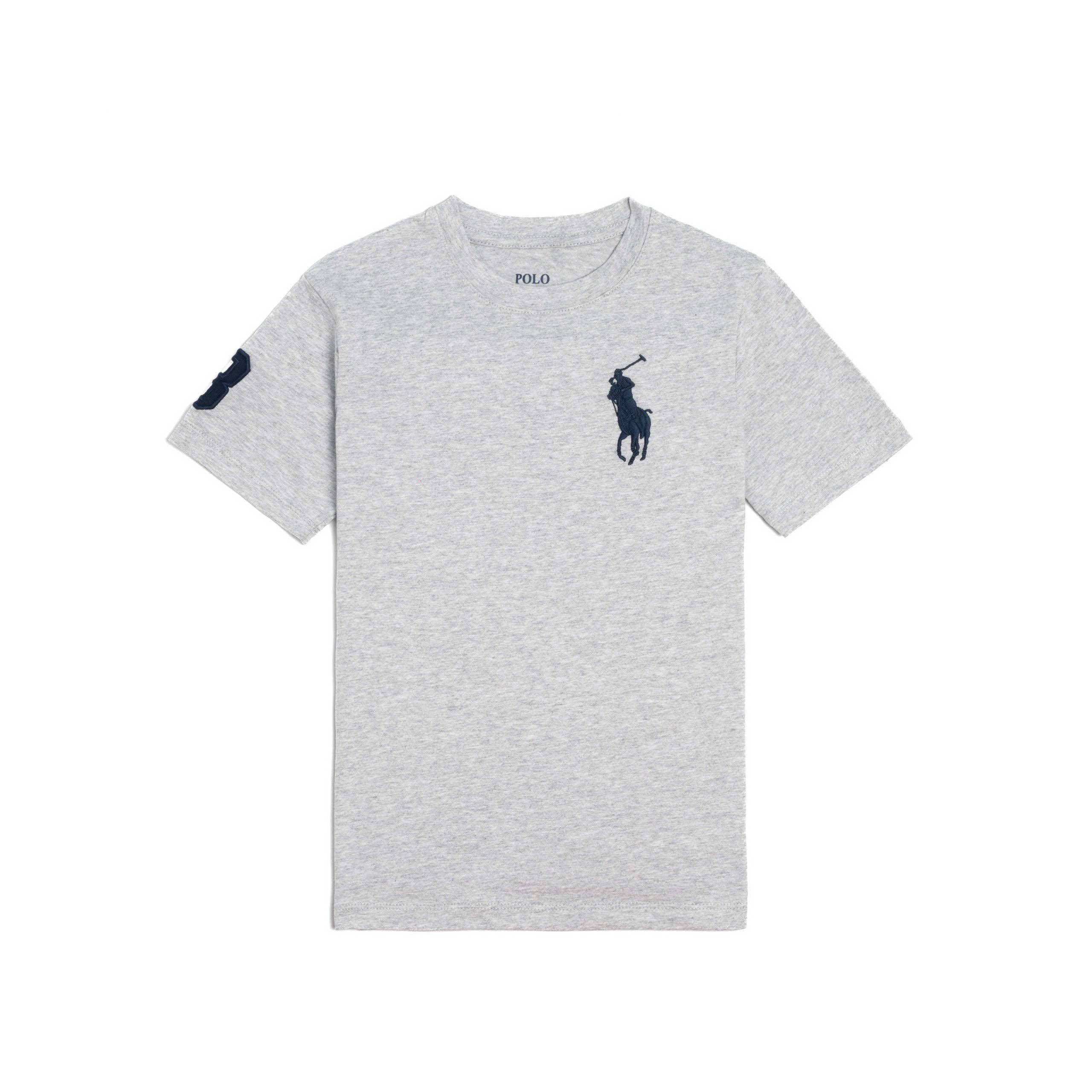 Set 3 cái áo thun bé trai polo thêu logo và tay 6 size XS-XXL (23-50kg)0