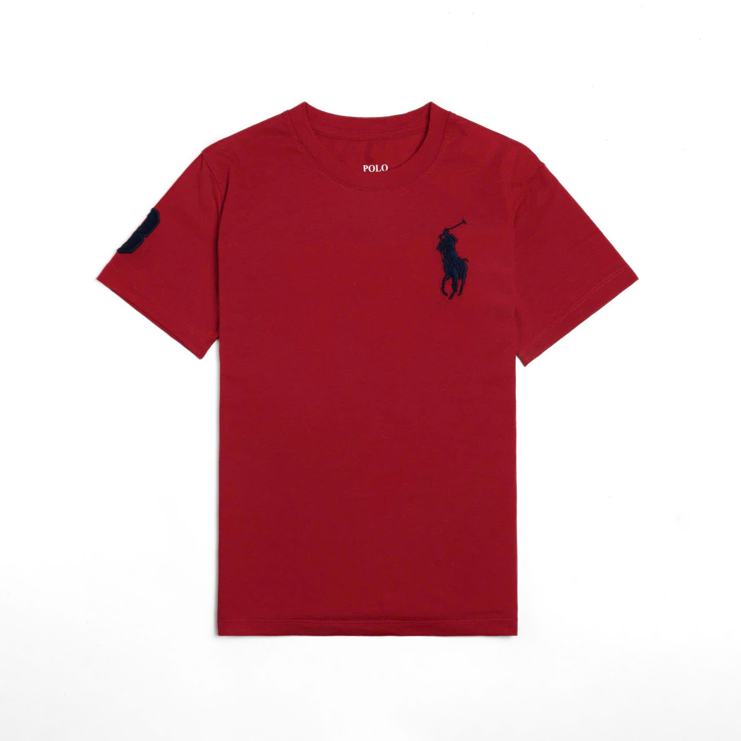 Set 3 cái áo thun bé trai polo thêu logo và tay 6 size XS-XXL (23-50kg)5