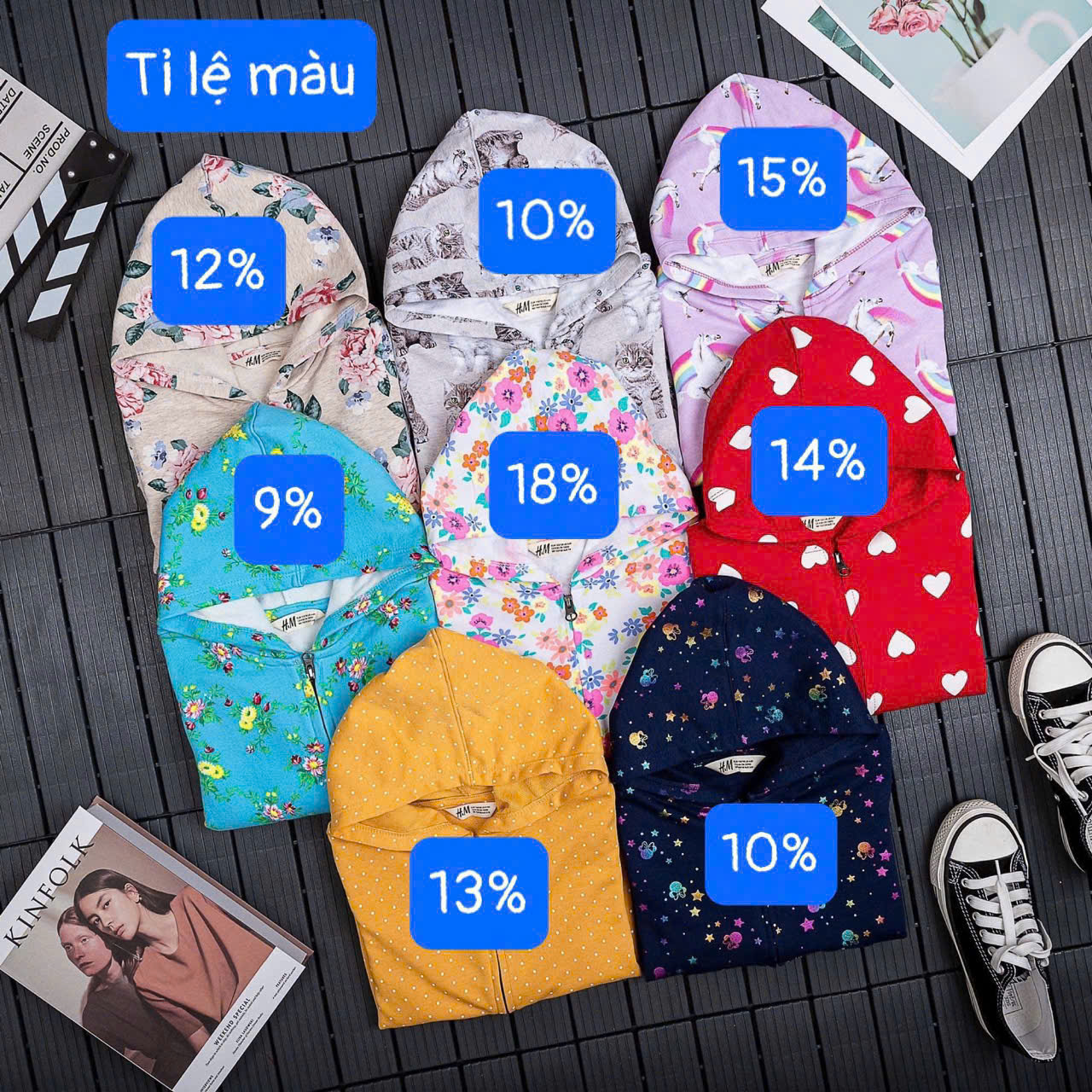 Áo khoác bé gái size 5/6-16/18 (6 size) cho bé 20-45kg10
