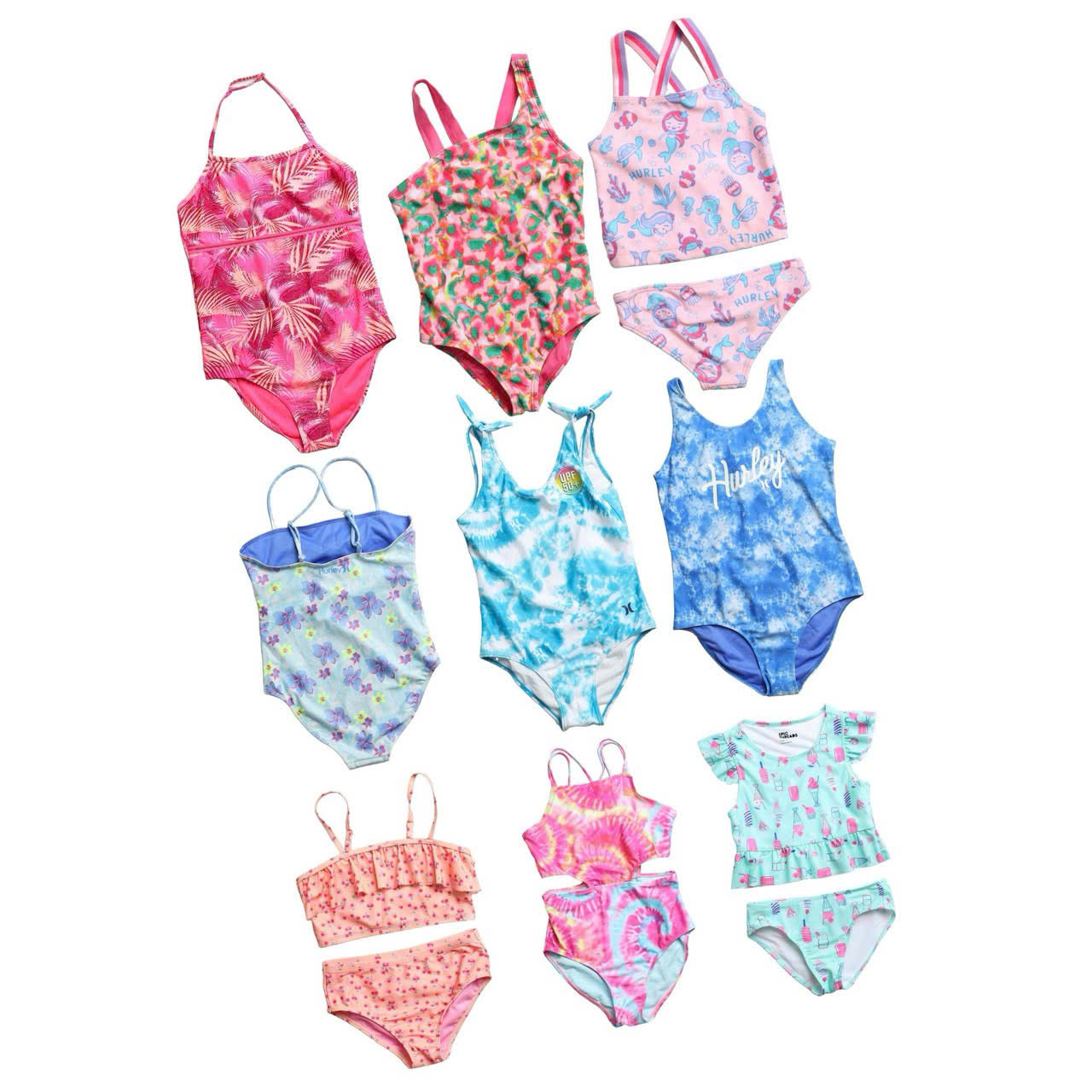 Set 2 bộ bơi BG  Hurley, Epic, Threads Cambodia sz 2-16T tuỳ mẫu