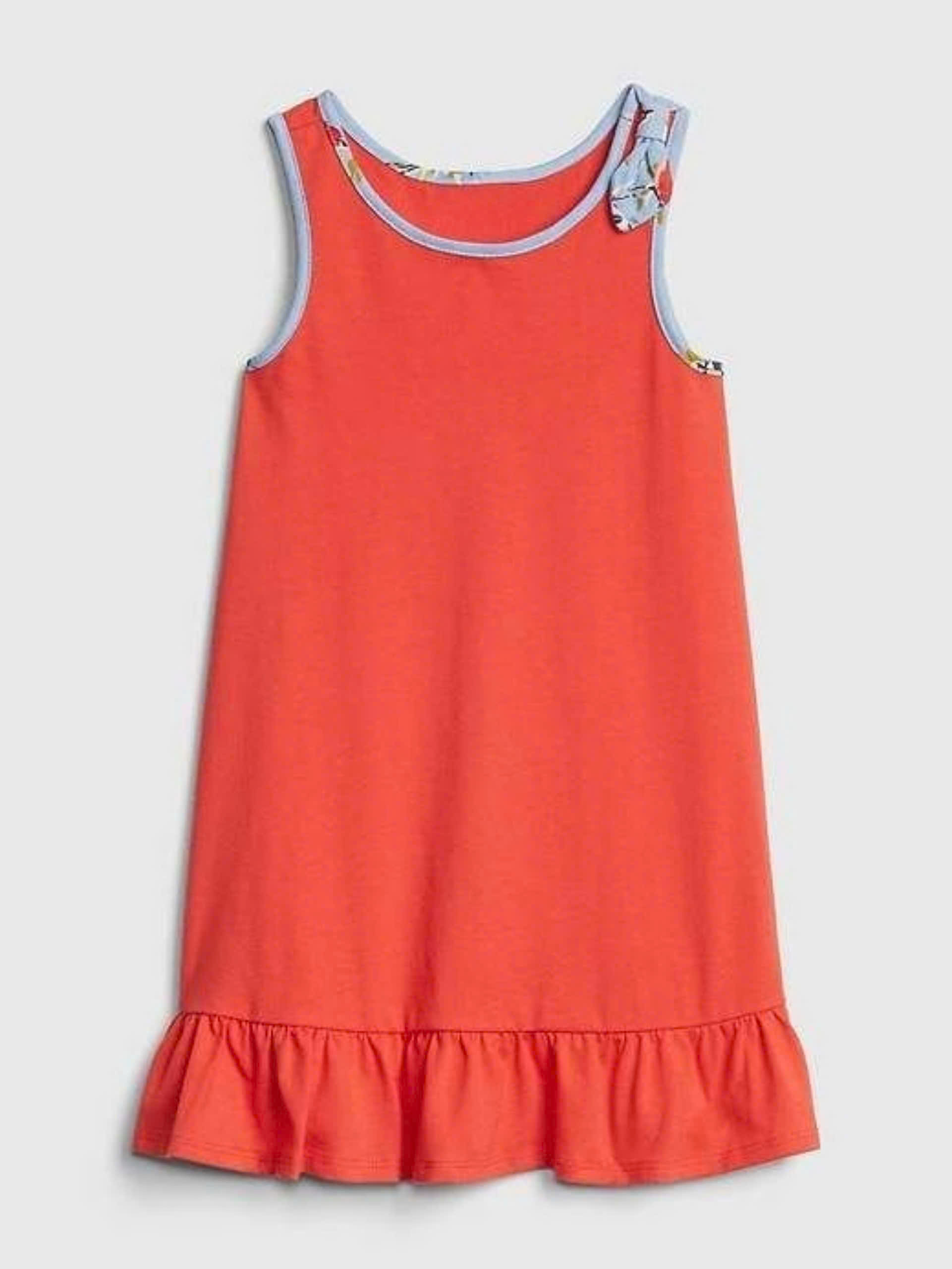 Set 2 đầm thun form babydoll vai nơ hiệu Baby Gap, size 6/12M - 5T. Cambodia xuất xịn4