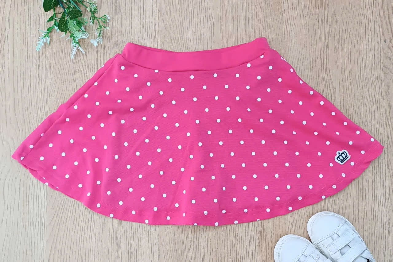 Set 2 chân váy cotton + voan BabyDoll xuất Nhật siêu xinh, size 80 - 150 VN xuất xịn6