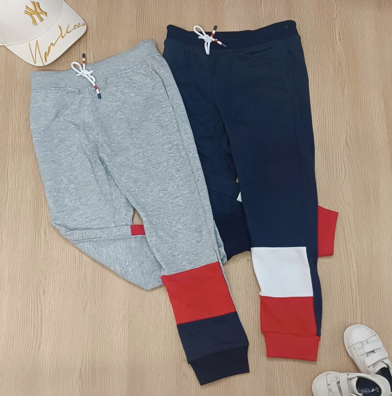 Quần jogger da cá bé trai, bé gái MDK size 8/9Y - 16/17Y, VNXK5