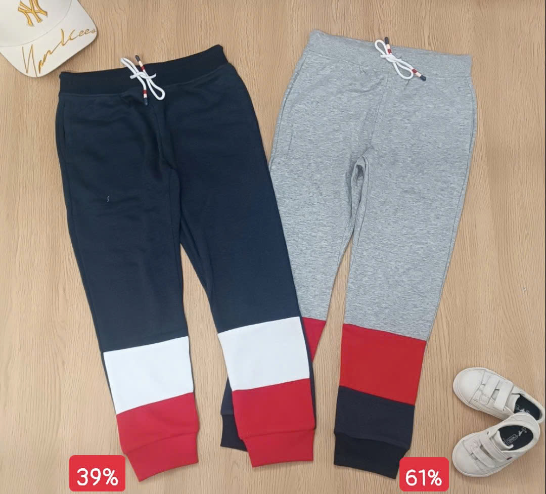 Quần jogger da cá bé trai, bé gái MDK size 8/9Y - 16/17Y, VNXK