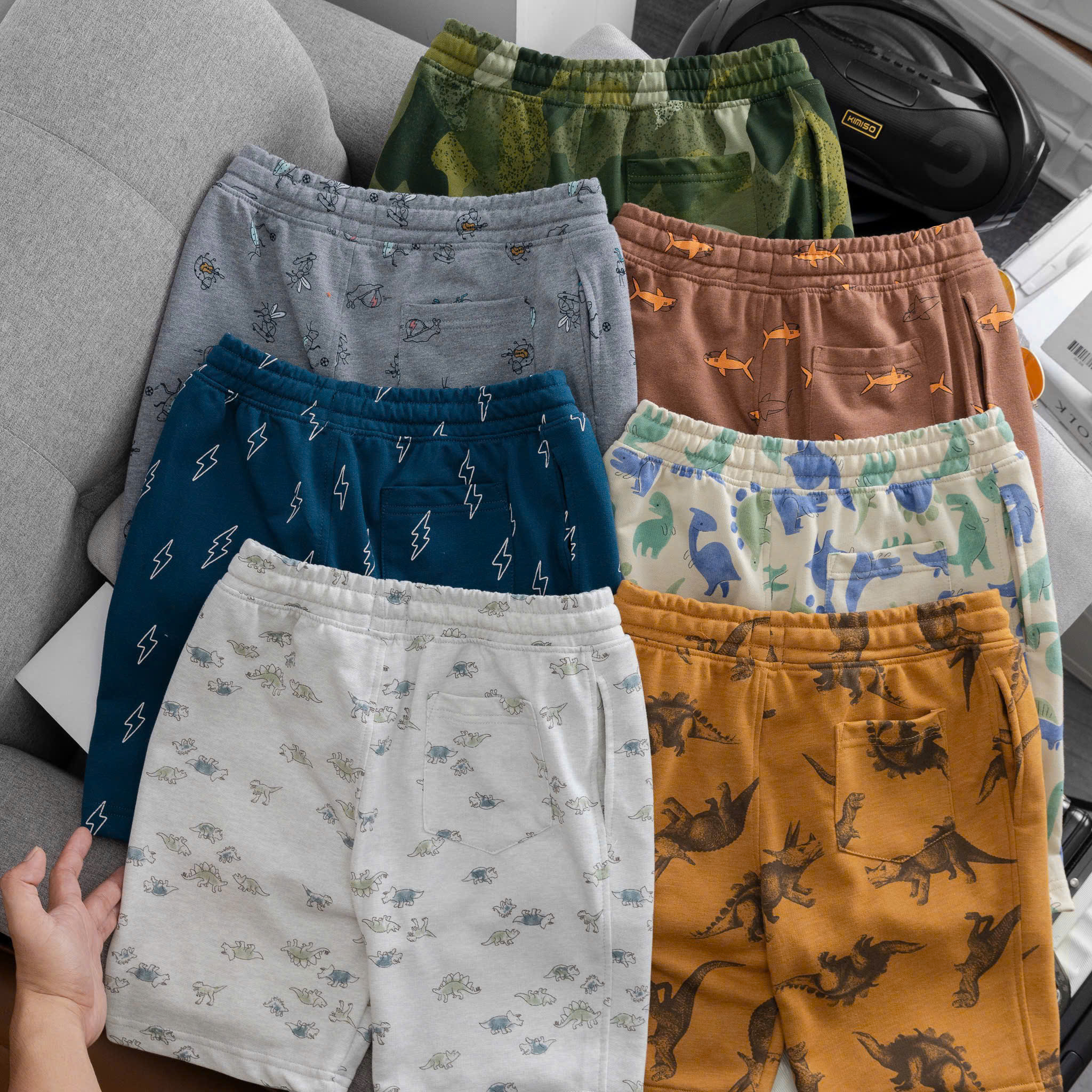 SET 2 QUẦN DA CÁ IN TOÀN PHẦN DÒNG NHÍ 6 SIZE 2-3-4-5-XS- S(6/7) (10-23KG)11