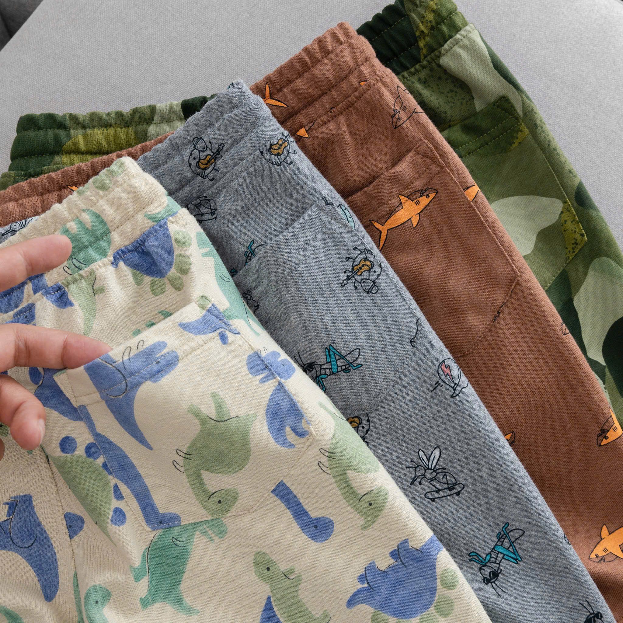 SET 2 QUẦN DA CÁ IN TOÀN PHẦN DÒNG NHÍ 6 SIZE 2-3-4-5-XS- S(6/7) (10-23KG)0