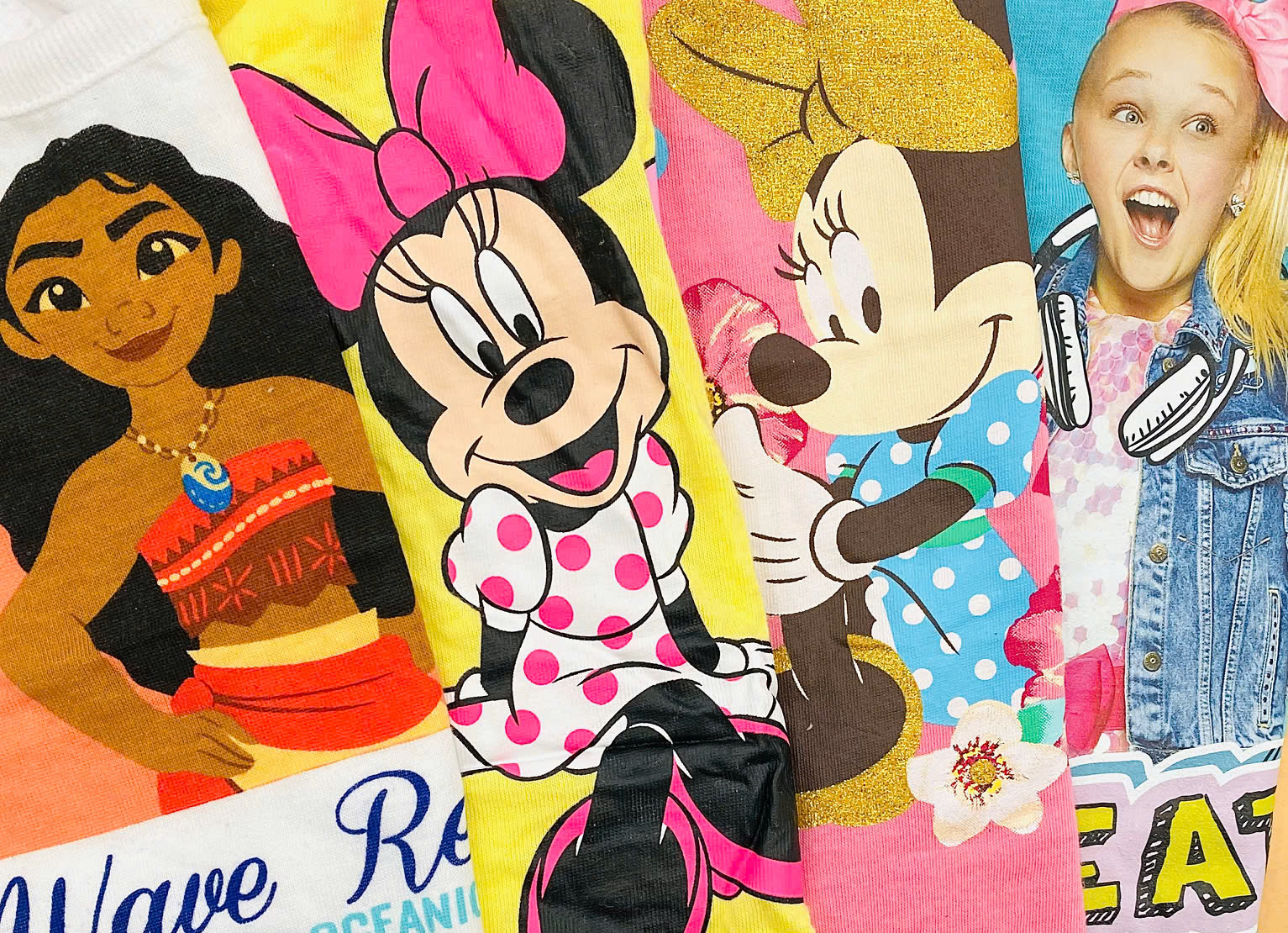 Set 3 áo thun sát nách bé gái in hình Disney . Size 12M - 6/6X. TQXK dư xịn9