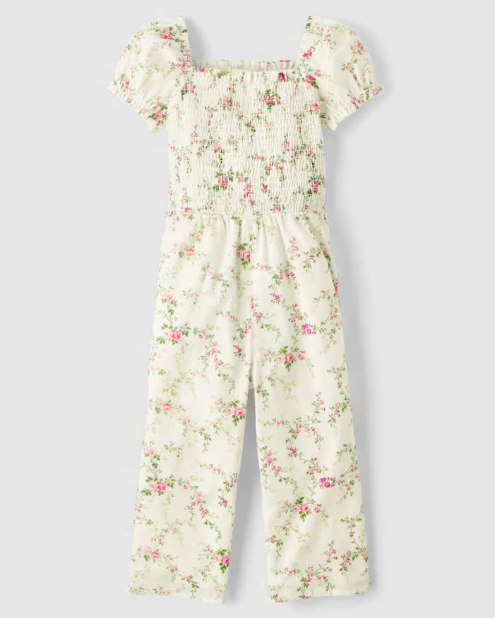 Jumpsuit vải kate bé gái Gymboree xịn, size 2T - 12T, hàng VNXK0