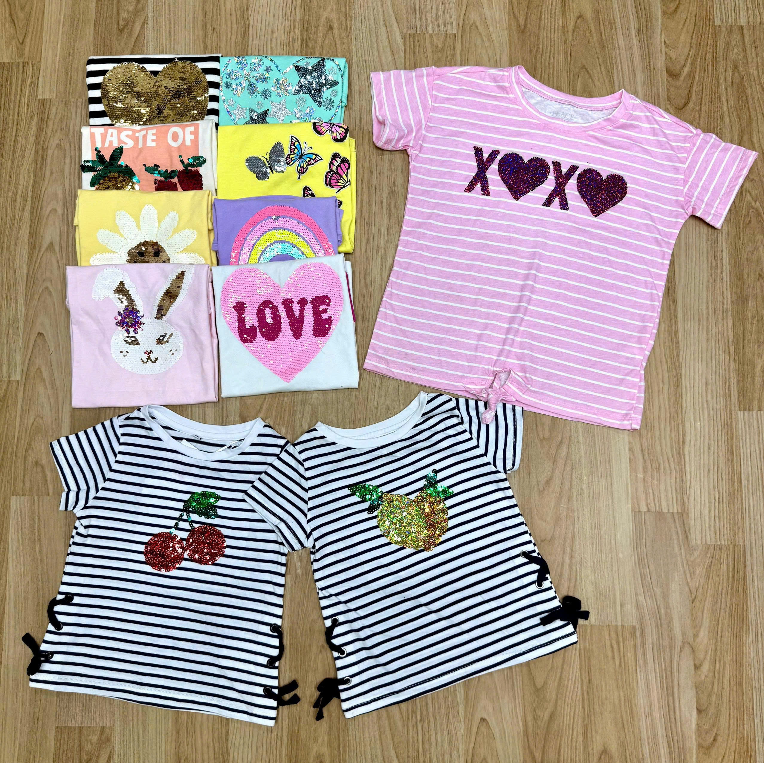 Áo thun TNBG kim sa Place và 1 số hiệu mix (Place 80%), size 4T - 16T, hàng VNXK6