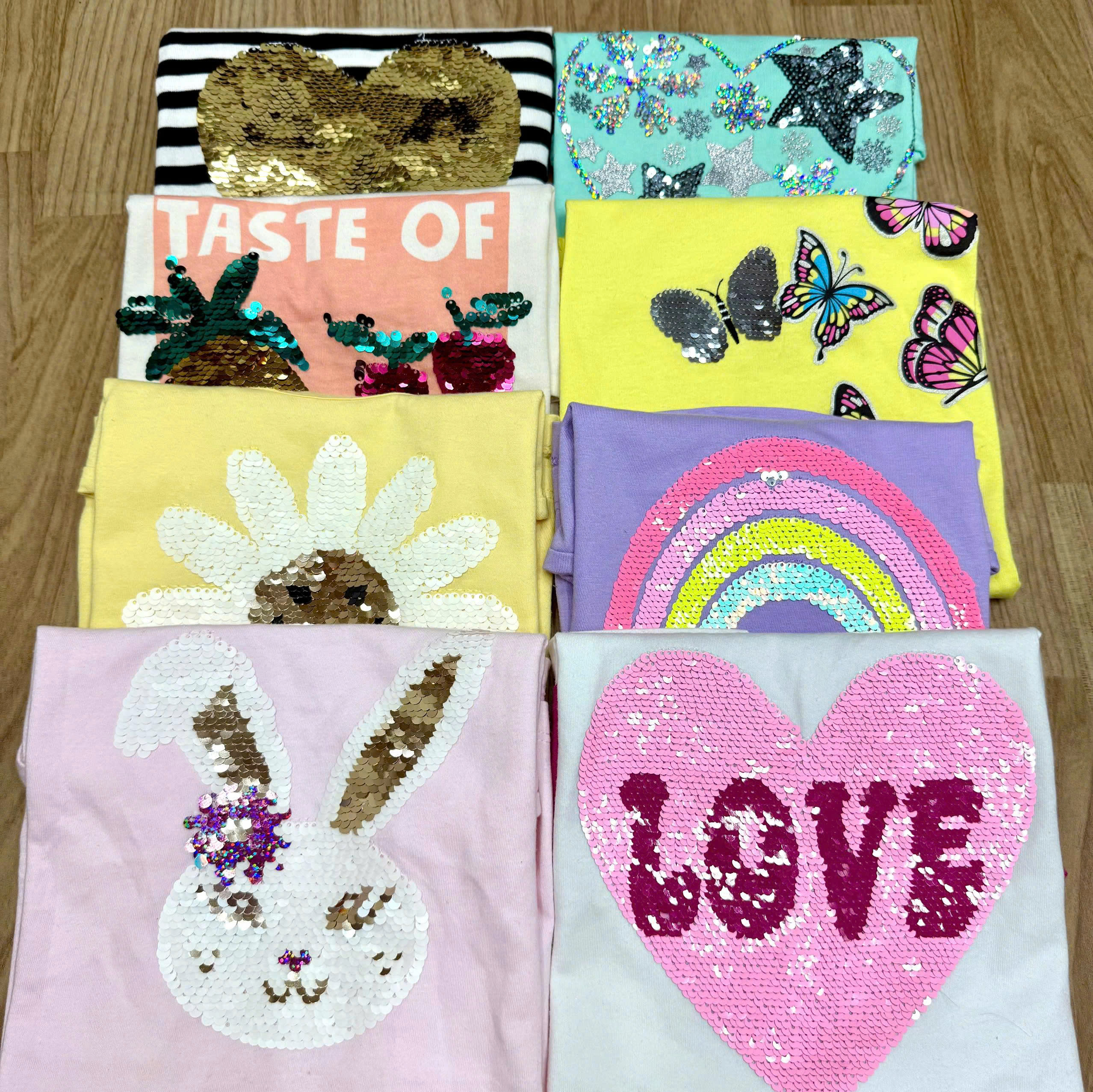 Áo thun TNBG kim sa Place và 1 số hiệu mix (Place 80%), size 4T - 16T, hàng VNXK1