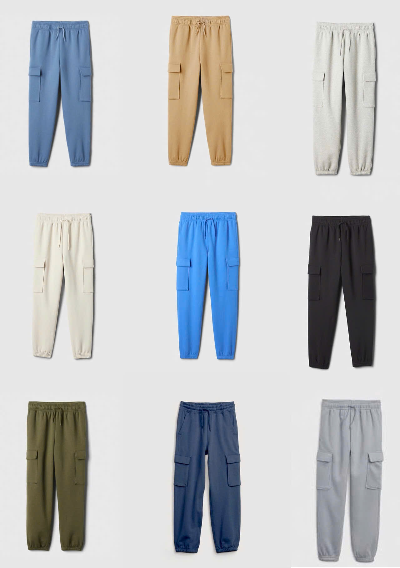 Set 2 Quần jogger Bé Trai Gap Kids túi hộp siêu đẹp Việt Nam xuất dư xịn + Lô bao gồm 9 màu date mới Hãng đang onweb • size  XS - 2XL16