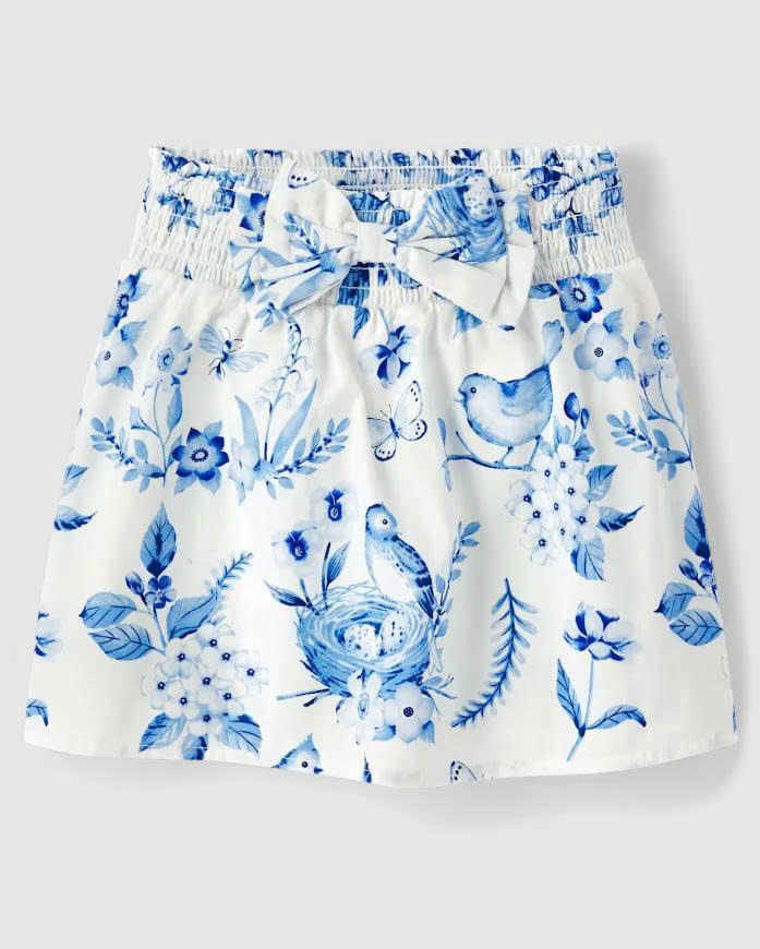 Chân váy vải kate + voan Gymboree xịn, size 18M - 12T, hàng VNXK14