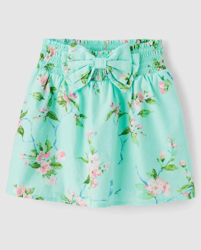 Chân váy vải kate + voan Gymboree xịn, size 18M - 12T, hàng VNXK4