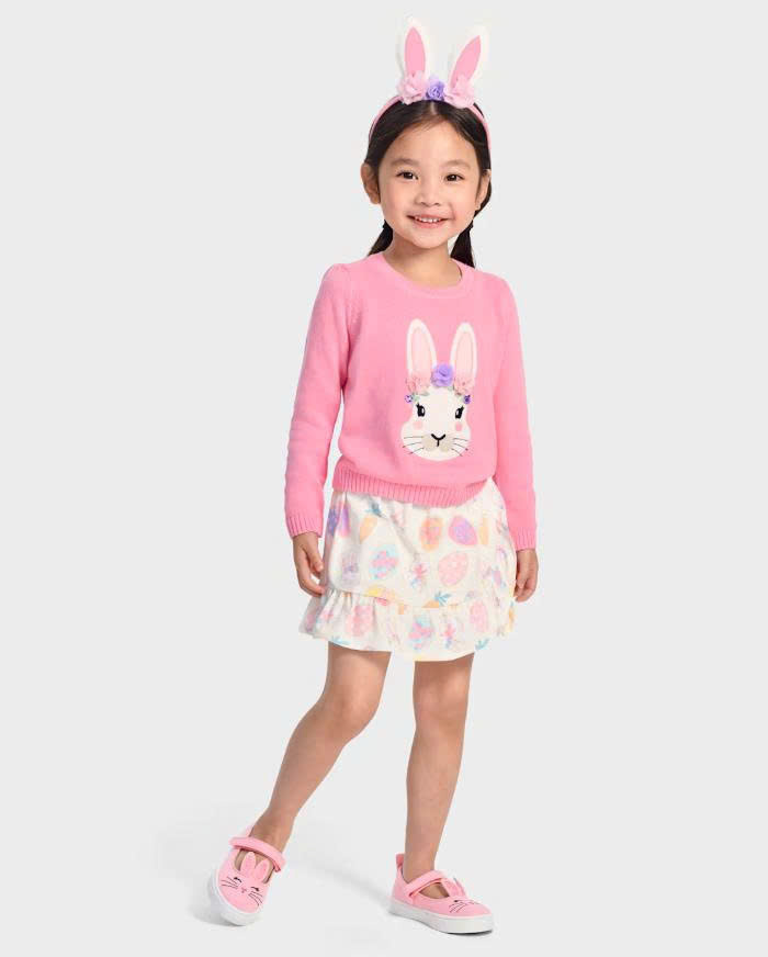 Chân váy vải kate + voan Gymboree xịn, size 18M - 12T, hàng VNXK6