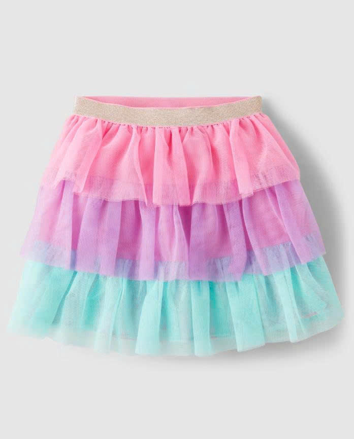Chân váy vải kate + voan Gymboree xịn, size 18M - 12T, hàng VNXK9